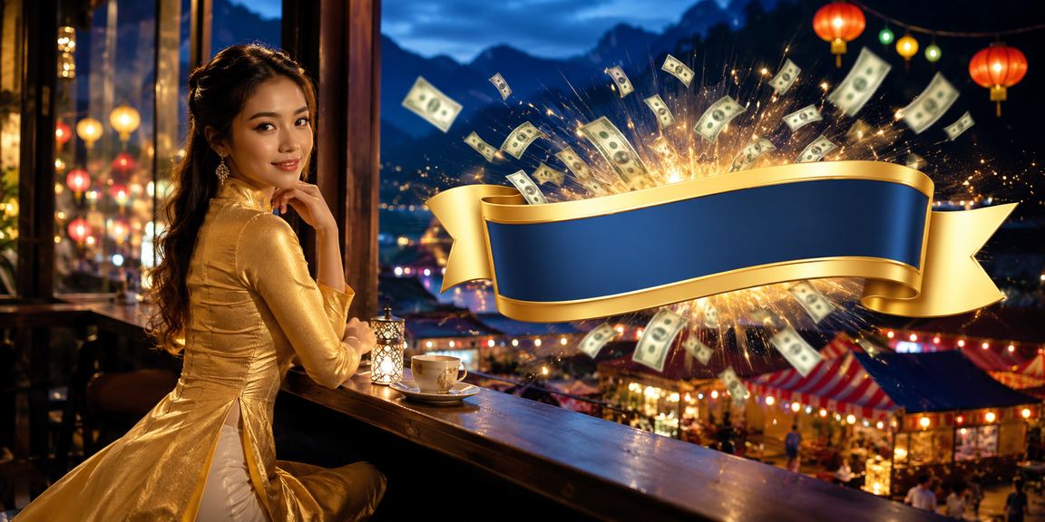 Phụ nữ mặc áo dài tại Sapa nhận cashback cá cược và kiểm tra tài khoản trên điện thoại